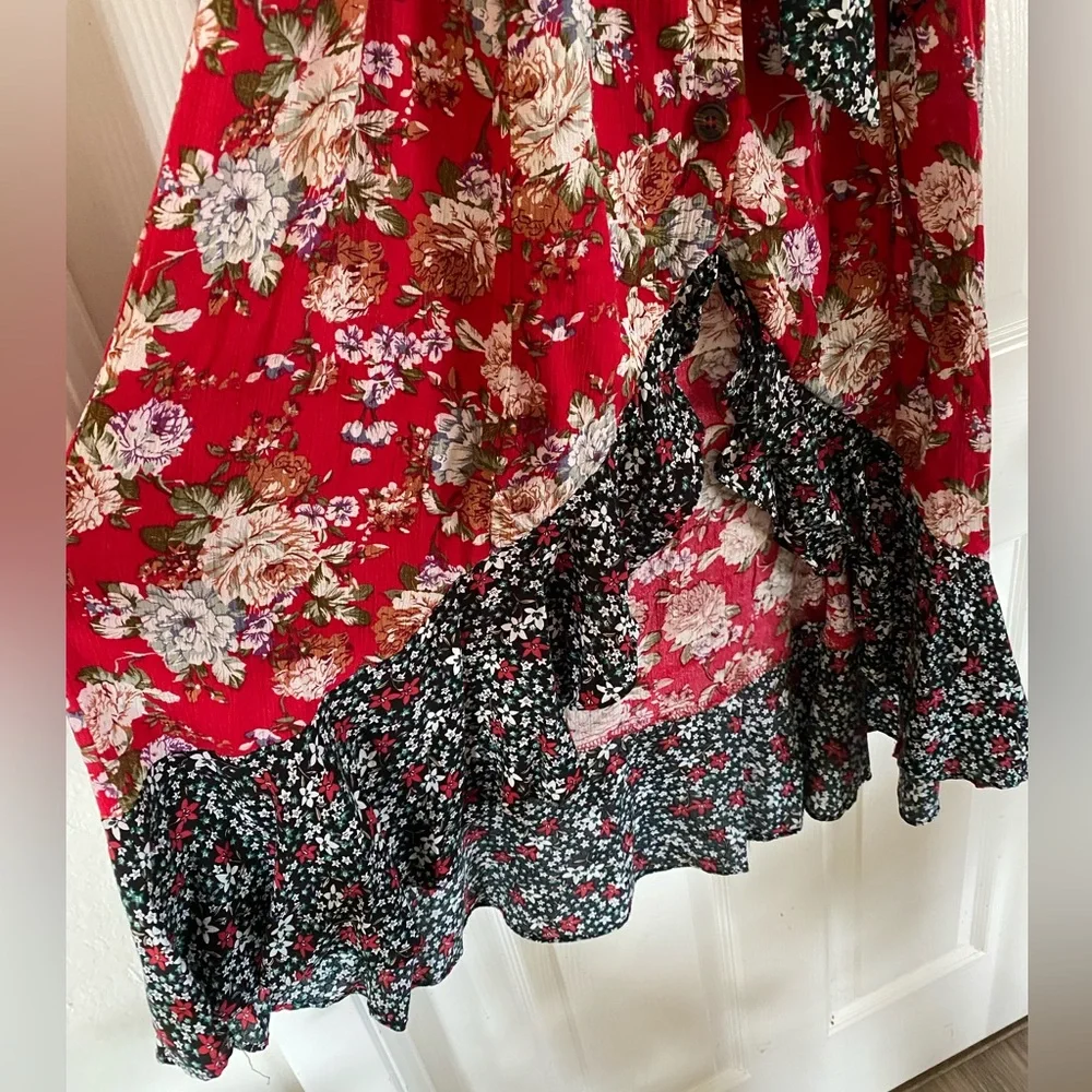 Floral Midi Ruffle Dress - Picture 3 of 6